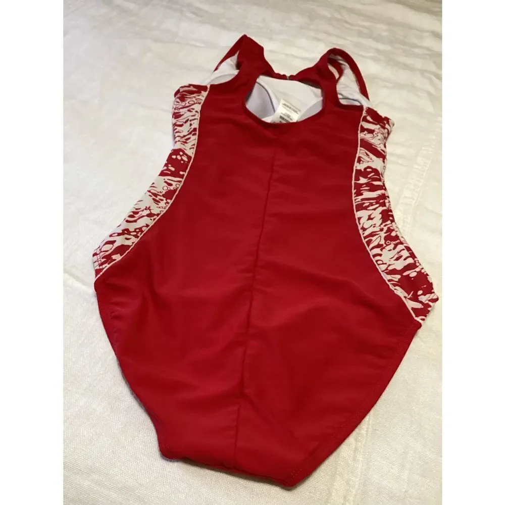 Vintage Catalina Red One Piece Swimsuit M 8/10
